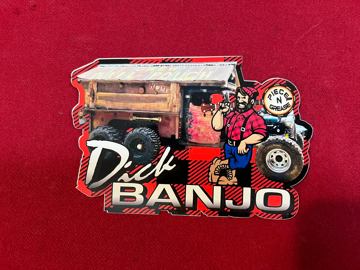 Medium Banjo Sticker